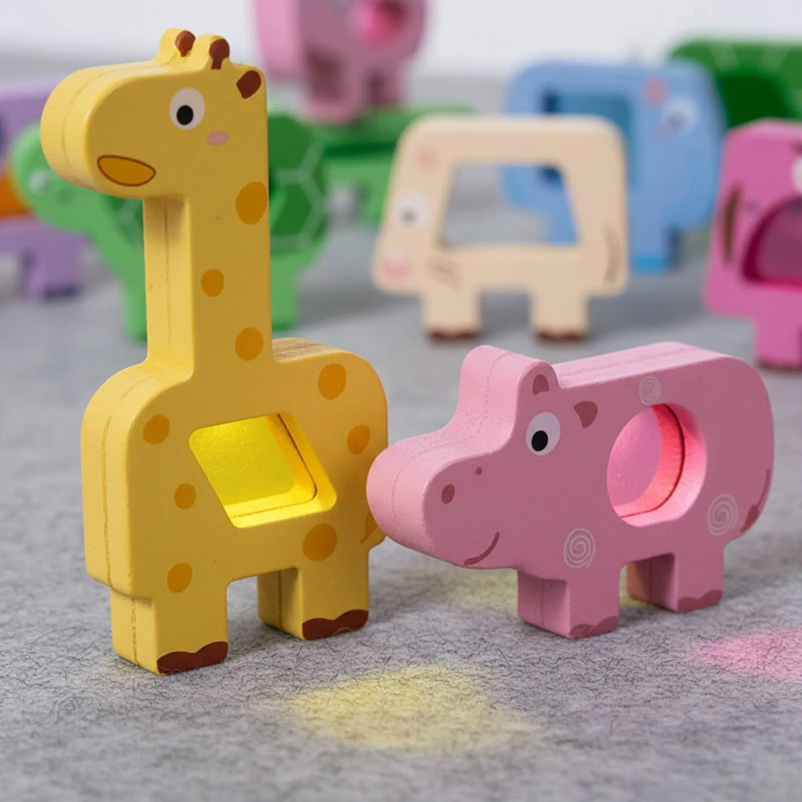 Vehicle Balancing Toy Early Education Wooden Creature Blocks Brightness and Outline Blocks Fine Movement Ability Training
Vehicle Balancing Toy Early Education Wooden Creature Blocks Brightness and Outline Blocks Fine Movement Ability Training