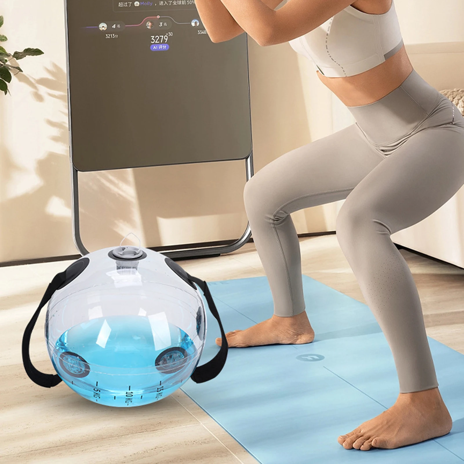 Sphere Water Training Ball Exercise Clear Training Power Ball Ideal for Push-ups Training Stretching MIAO-US
Sphere Water Training Ball Exercise Clear Training Power Ball Ideal for Push-ups Training Stretching MIAO-US