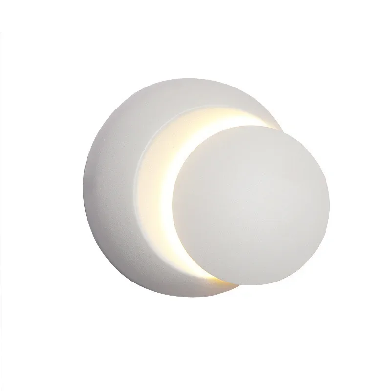 *Simple Bedside Wall Lamp Creative Living Room Dining Room Bedroom Stair Aisle round Crescent Wall Lamp
*Simple Bedside Wall Lamp Creative Living Room Dining Room Bedroom Stair Aisle round Crescent Wall Lamp