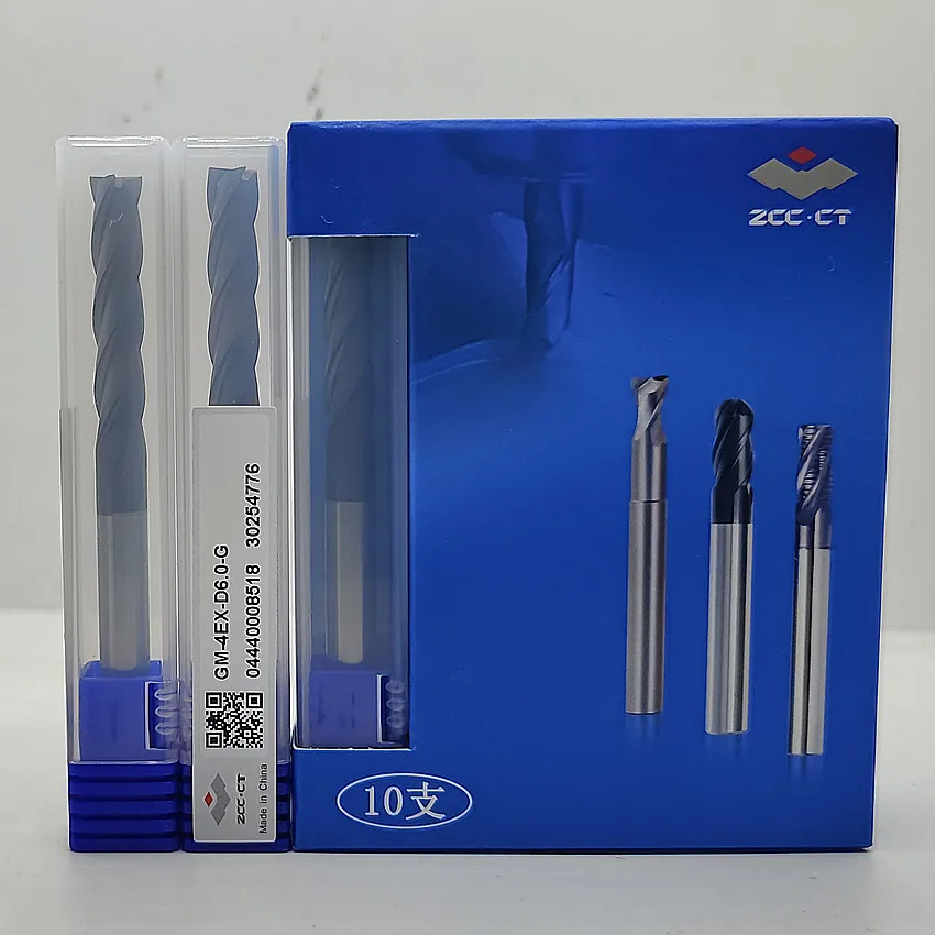 GM-4EX-D6.0-G ZCC.CT GM-4EX Four blade long blade flat end milling cutter D6.0*6*30*75 4T Flat end mills 4 Flutes Flat End Mills
GM-4EX-D6.0-G ZCC.CT GM-4EX Four blade long blade flat end milling cutter D6.0*6*30*75 4T Flat end mills 4 Flutes Flat End Mills