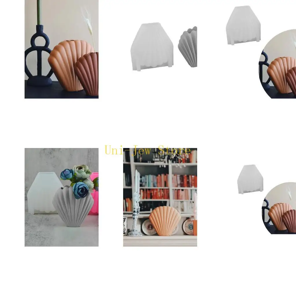 40 ГБ силиконовая форма в форме ракушки, ваза для хранения цветов, эпоксидная форма, подходит для поделок, контейнер для дома
40 ГБ силиконовая форма в форме ракушки, ваза для хранения цветов, эпоксидная форма, подходит для поделок, контейнер для дома