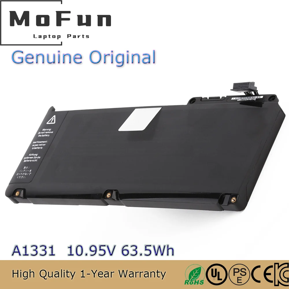 Brand New Original A1331 10.95V 63.5Wh Laptop Battery for Apple MacBook 13 Unibody A1342 Late 2009 Mid 2010
Brand New Original A1331 10.95V 63.5Wh Laptop Battery for Apple MacBook 13 Unibody A1342 Late 2009 Mid 2010