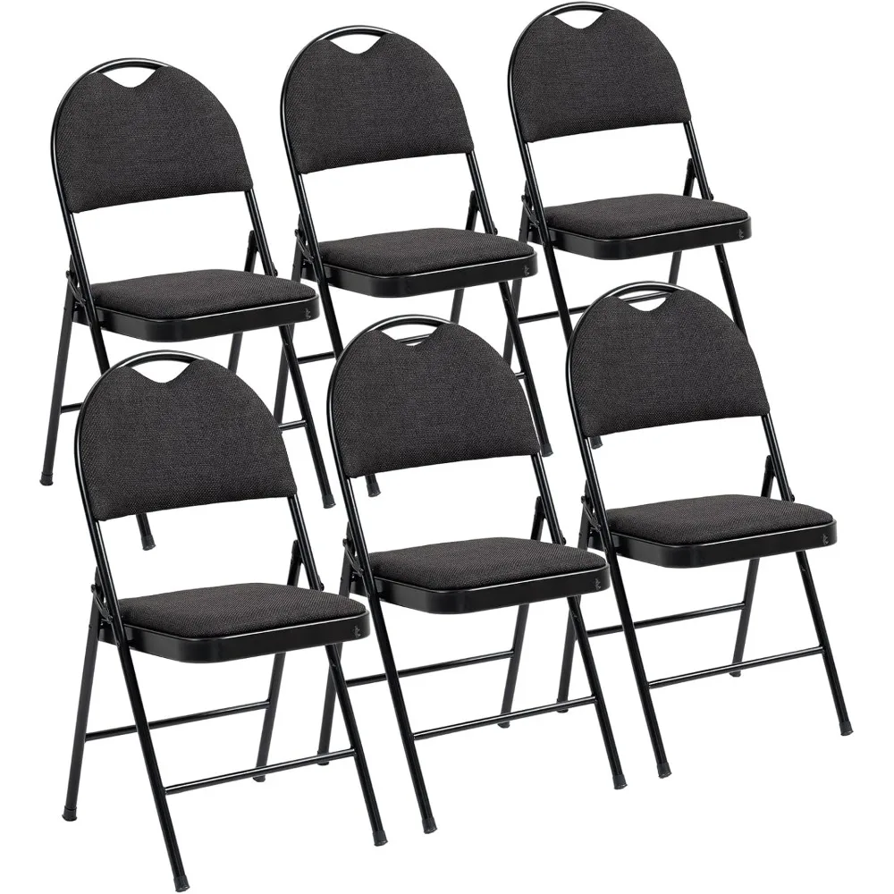 Folding Chairs Set of 6 Foldable Dining Chairs with Padded Cushion Outdoor Portable Stackable Chairs Indoor for Dining Kitchen O
Folding Chairs Set of 6 Foldable Dining Chairs with Padded Cushion Outdoor Portable Stackable Chairs Indoor for Dining Kitchen O