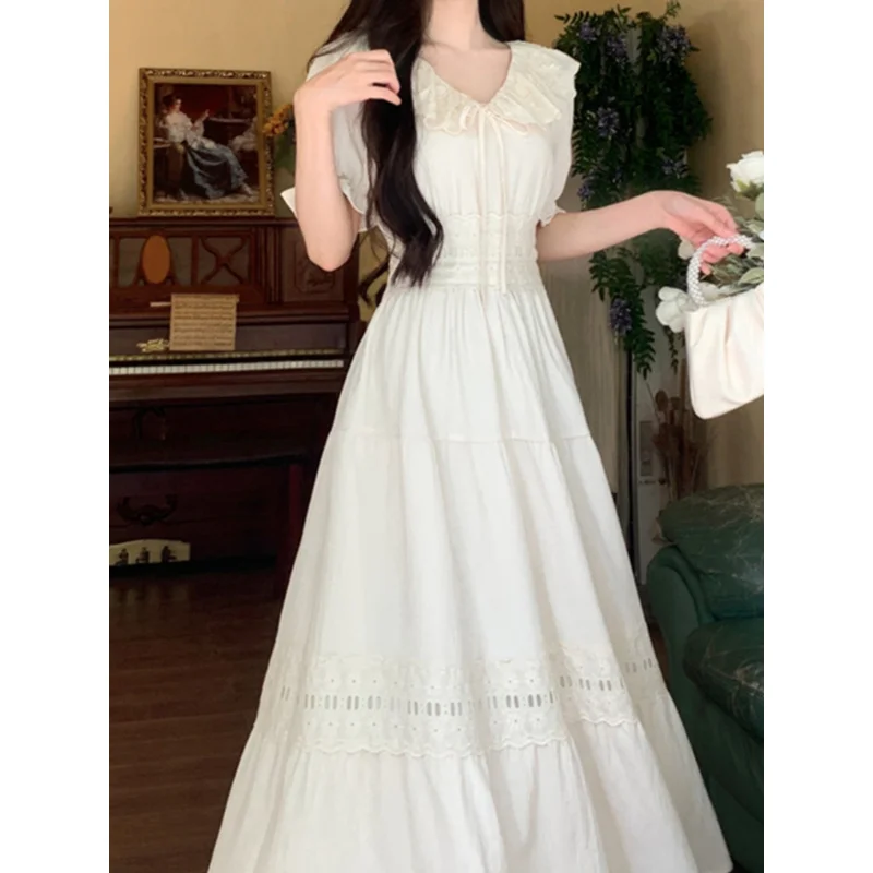 plus Size Women's Clothing French Style High SensevCollar Ruffled Short Sleeves Dress Summer Draping Effect Temperament Slimming
plus Size Women's Clothing French Style High SensevCollar Ruffled Short Sleeves Dress Summer Draping Effect Temperament Slimming