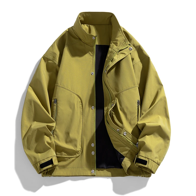 Men's Outdoor Hardshell Jacket Stand Collar Waterproof Hiking Jacket Couple Casual Big Pocket Oversize High Quality Streetwear
Men's Outdoor Hardshell Jacket Stand Collar Waterproof Hiking Jacket Couple Casual Big Pocket Oversize High Quality Streetwear
