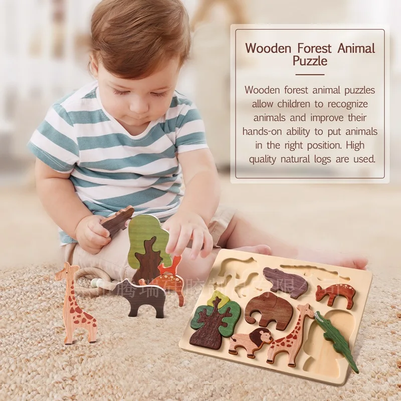 3D Wooden Jigsaw Puzzle Forest Animal Scene Kids Educational Toy Set Perfect Holiday Gift
3D Wooden Jigsaw Puzzle Forest Animal Scene Kids Educational Toy Set Perfect Holiday Gift