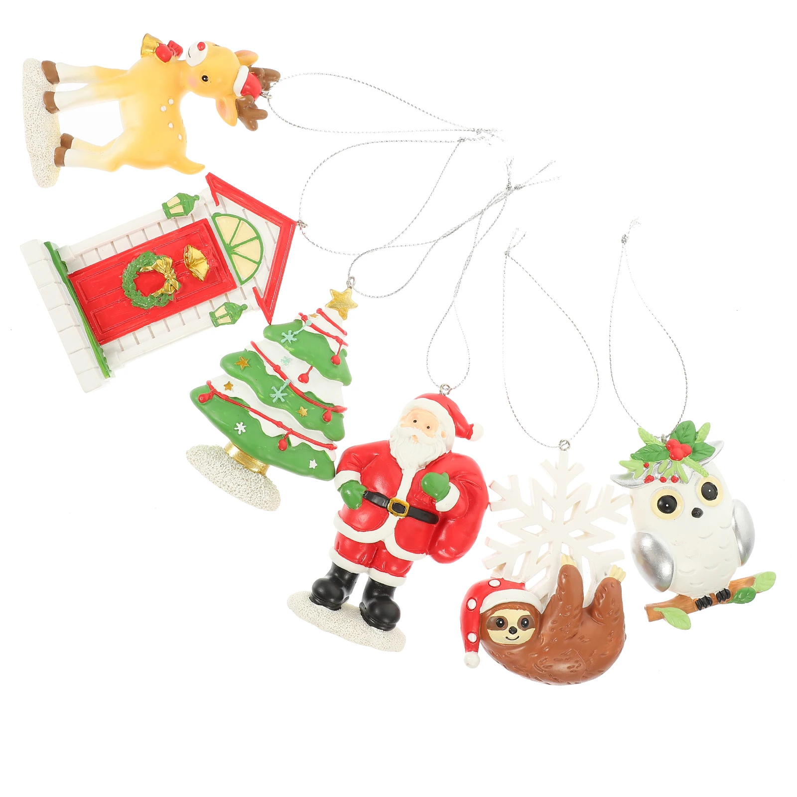 6pcs naments Santa Deer Resin Crafts Xmas Party naments Xmas Tree Decor Christmas naments Gifts Home Party Garden
6pcs naments Santa Deer Resin Crafts Xmas Party naments Xmas Tree Decor Christmas naments Gifts Home Party Garden