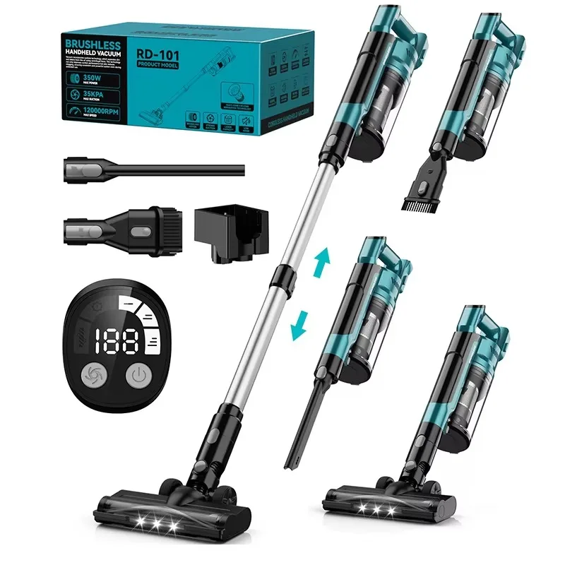 Portable Handheld Vacuum Brushless Motor Wet Dry Cyclone Function for Household Car Garage Outdoor RV Hotel Use USB Battery
Portable Handheld Vacuum Brushless Motor Wet Dry Cyclone Function for Household Car Garage Outdoor RV Hotel Use USB Battery