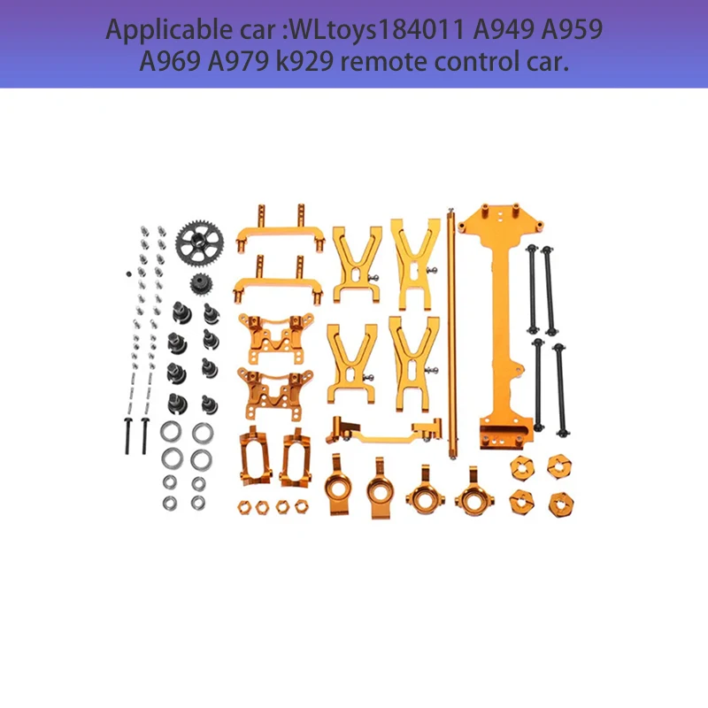 WLtoys 1/18 A949 A959 A969 A979 K929 Remote Control Car Upgrade Metal Parts 19 Sets
WLtoys 1/18 A949 A959 A969 A979 K929 Remote Control Car Upgrade Metal Parts 19 Sets
