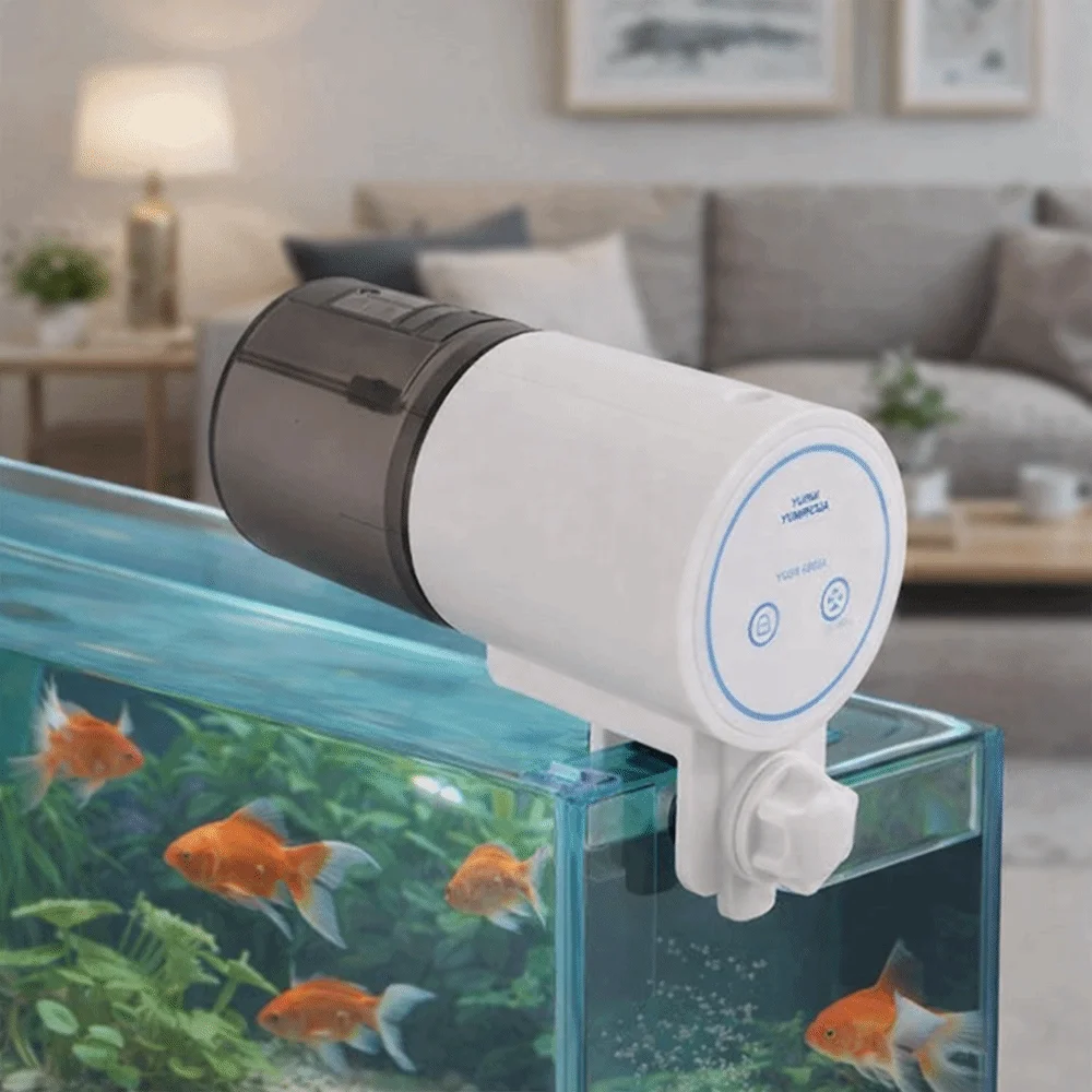 Moisture-Proof Automatic Fish Feeders Large Capacity Silent Smart Timer Feeder Plastic Electric Fish Food Dispenser Fish Farming
Moisture-Proof Automatic Fish Feeders Large Capacity Silent Smart Timer Feeder Plastic Electric Fish Food Dispenser Fish Farming