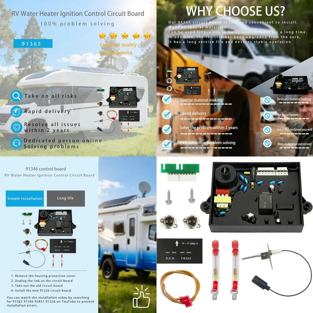 Запасные части для водонагревателя 3 в 1, для Atwood Dometic 91365, плата управления водонагревателем для автодома, 91447 93866, терморазрезка
Запасные части для водонагревателя 3 в 1, для Atwood Dometic 91365, плата управления водонагревателем для автодома, 91447 93866, терморазрезка