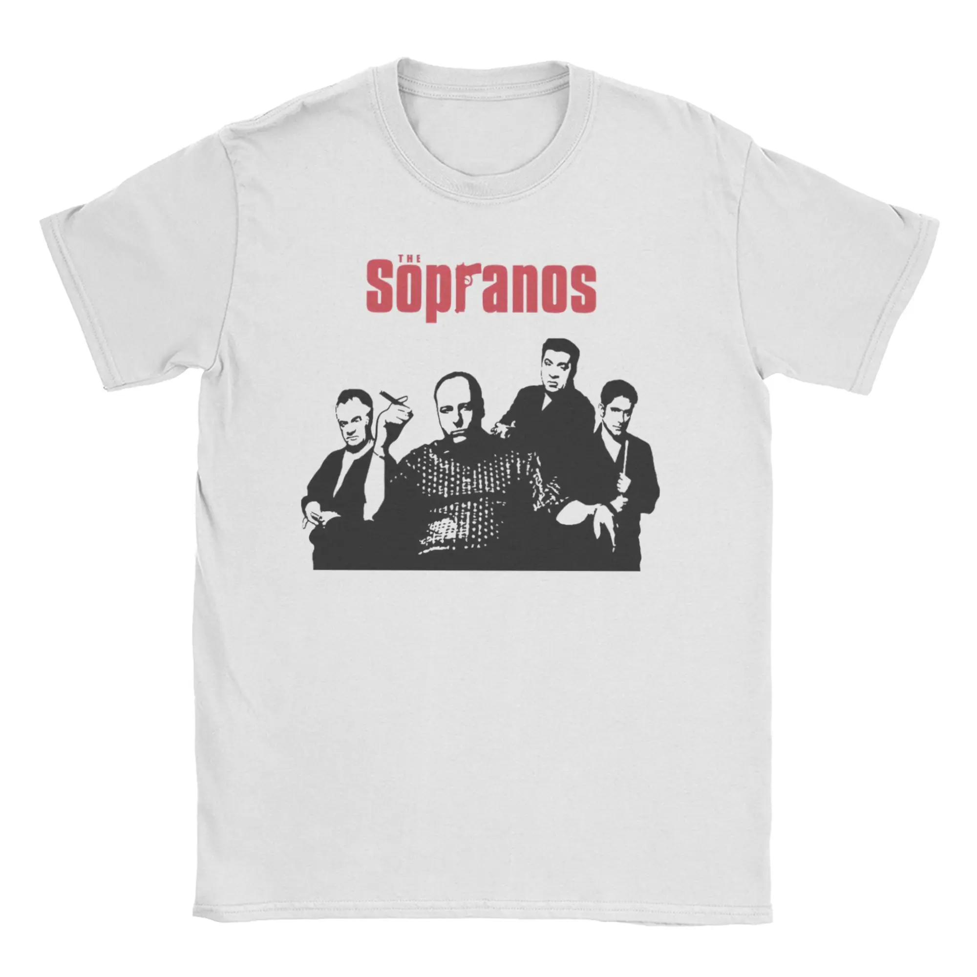 Men Movie The Sopranos Tony Soprano T Shirts 100% Cotton Tops Fun Short Sleeve Crew Neck Tee Shirt Gift Idea T-Shirt
Men Movie The Sopranos Tony Soprano T Shirts 100% Cotton Tops Fun Short Sleeve Crew Neck Tee Shirt Gift Idea T-Shirt