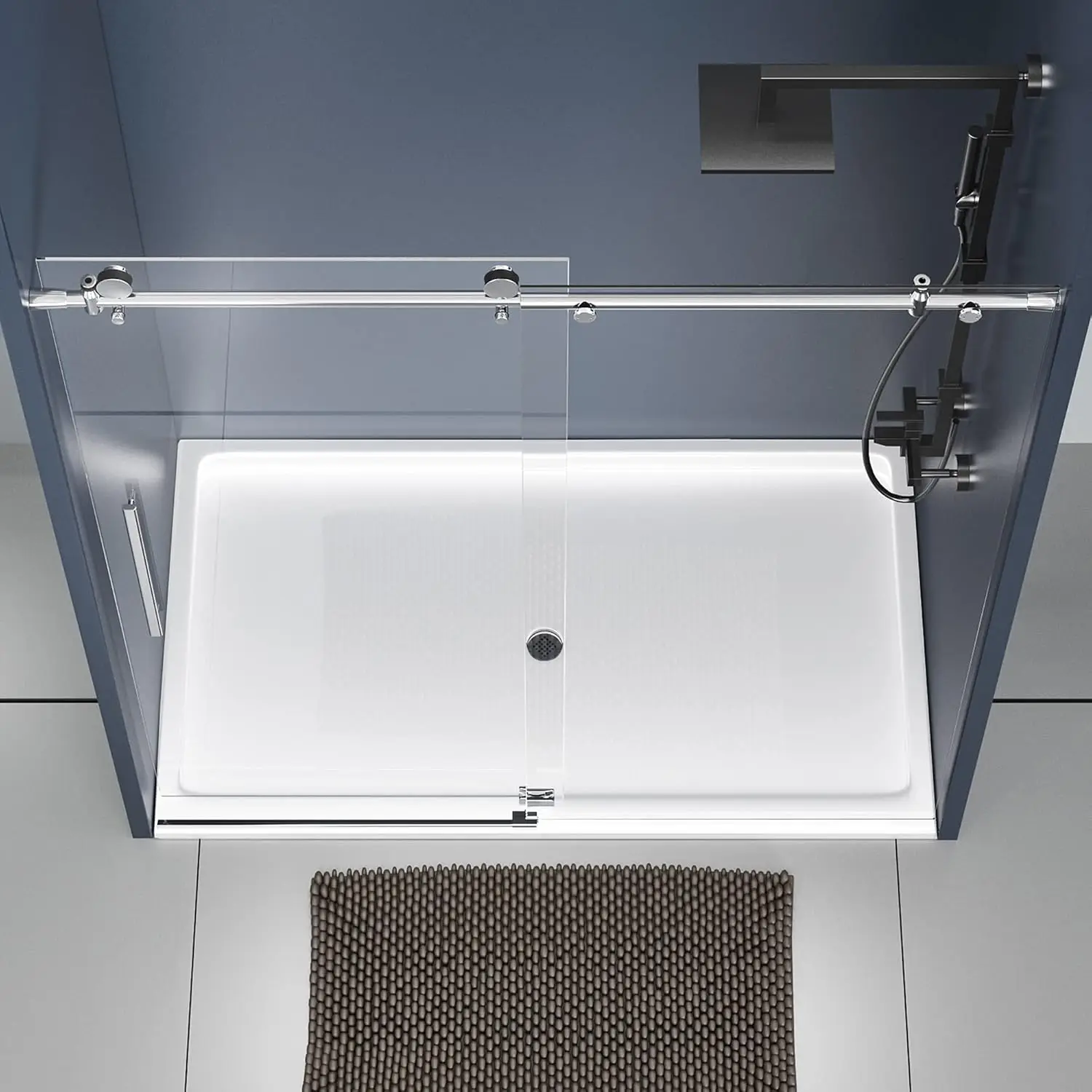 CUPC Center Drain Single Threshold Non Slip Surface Rectangle Bathroom Acrylic Shower Base
CUPC Center Drain Single Threshold Non Slip Surface Rectangle Bathroom Acrylic Shower Base