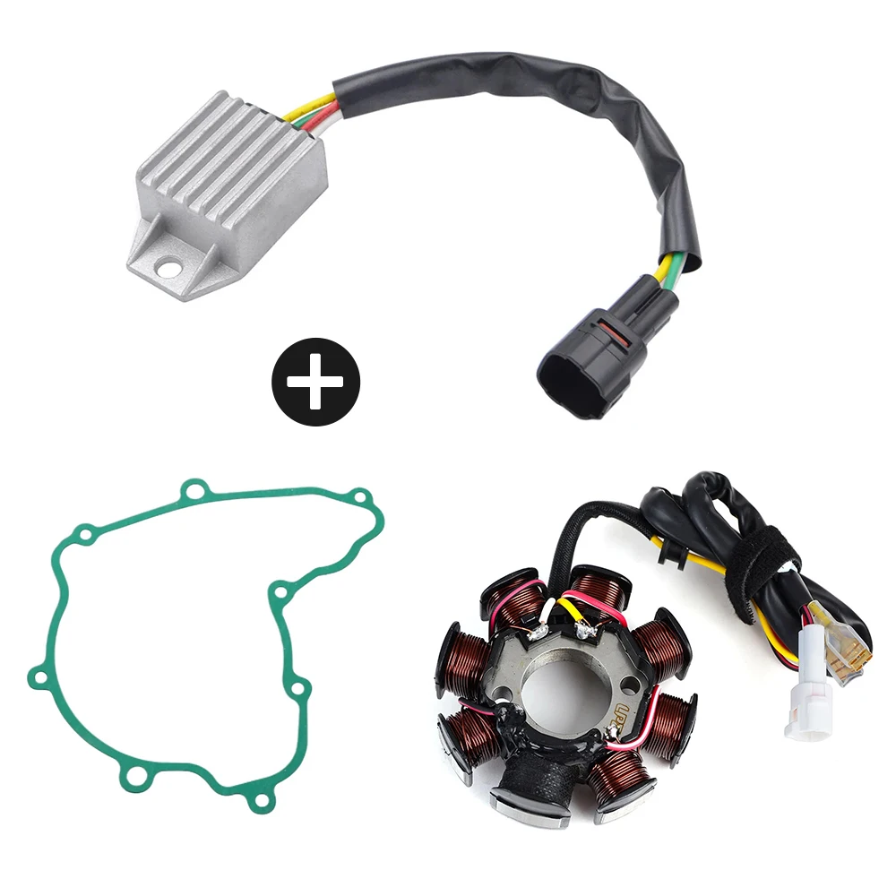 Magneto Coil Stator + Voltage Regulator + Gasket Assy for KTM 250 XC-F EXC-F XCF-W Six Days
Magneto Coil Stator + Voltage Regulator + Gasket Assy for KTM 250 XC-F EXC-F XCF-W Six Days
