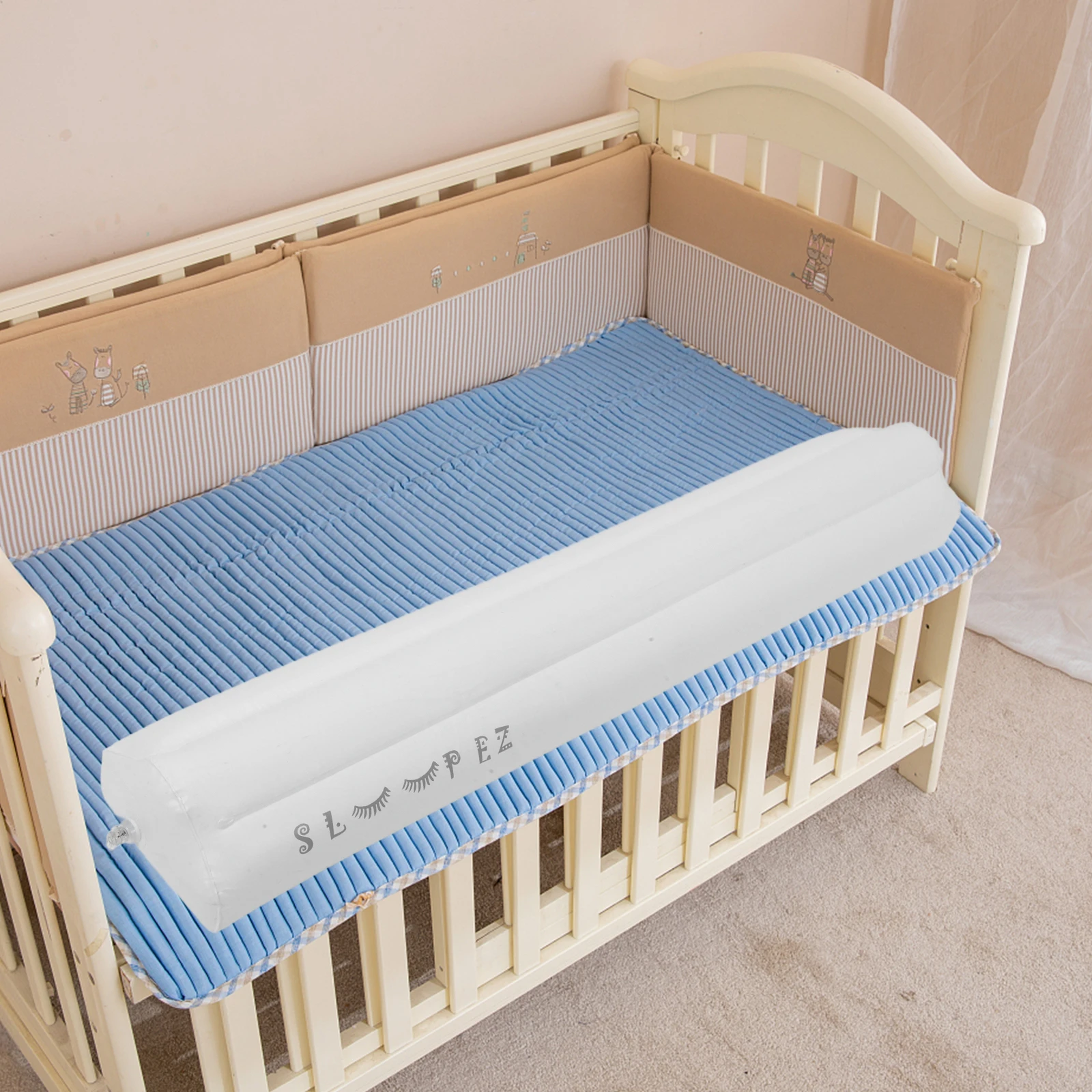 2pcs Baby Bed Guardrail 122x20x15cm Crib Sides Inflatable Bumper Grey Protectors Child Safety Rail Organic Mattress
2pcs Baby Bed Guardrail 122x20x15cm Crib Sides Inflatable Bumper Grey Protectors Child Safety Rail Organic Mattress