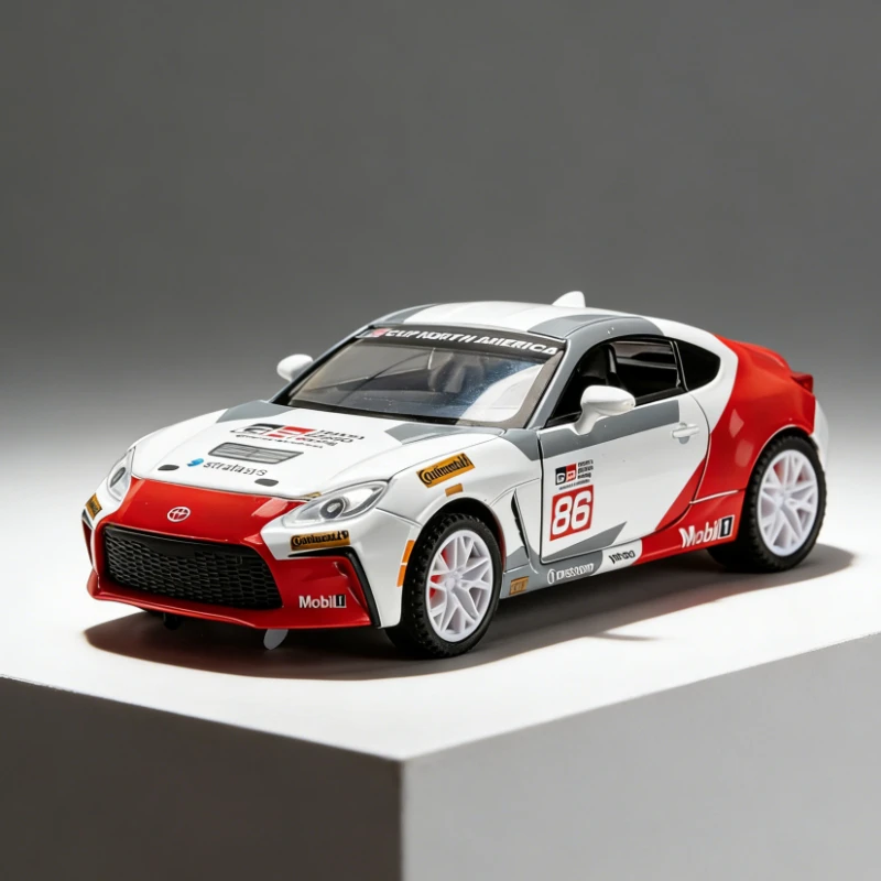 1:32 Scale Highlander GR86 Sports Car Model Toy Metal Diecast Pull Back Miniature Vehicle Sound Light Models Collection Gift Boy
1:32 Scale Highlander GR86 Sports Car Model Toy Metal Diecast Pull Back Miniature Vehicle Sound Light Models Collection Gift Boy