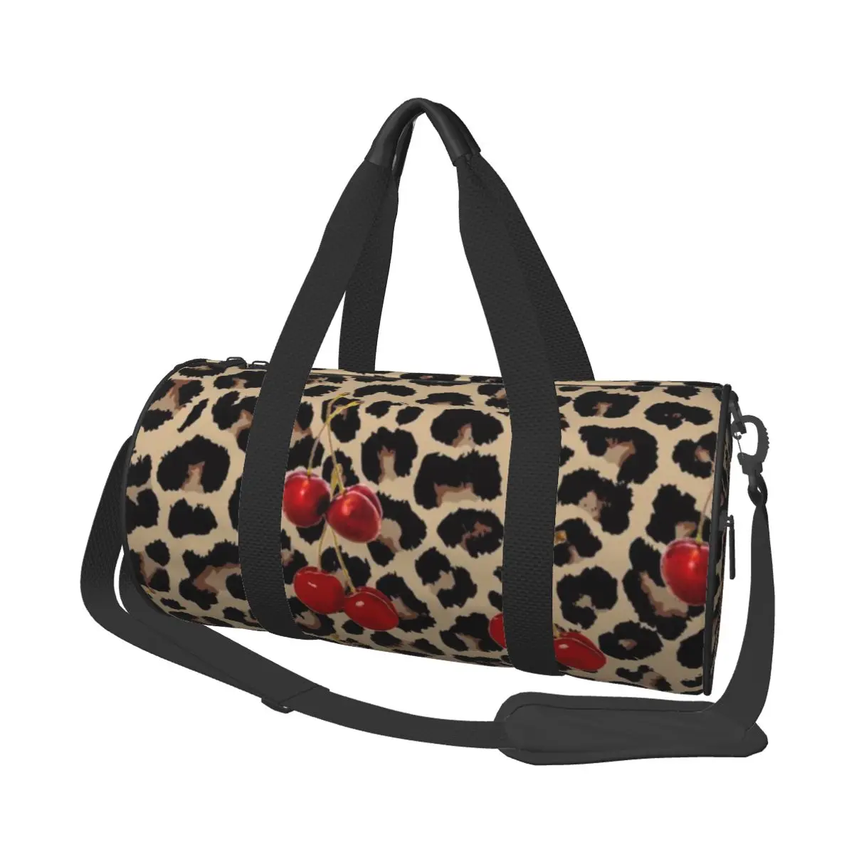 Round Large Capacity Travel Duffel Bag, Cherry Print Handheld travel bag, lightweight storage luggage bag
Round Large Capacity Travel Duffel Bag, Cherry Print Handheld travel bag, lightweight storage luggage bag