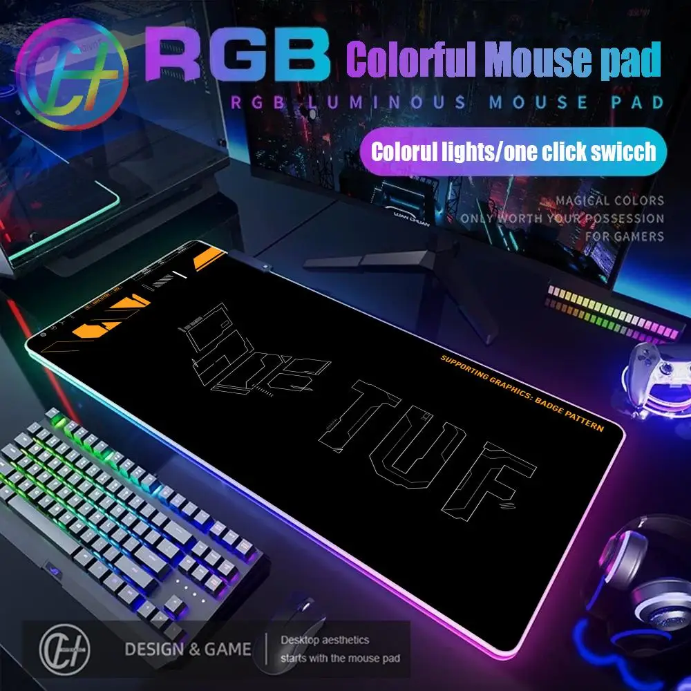 60X30CM HYBXAXC TUF Mouse Pad RGB Gaming Mouse Pad Desk Mat HD Gamer Large LED Light XXL Desk Mat
60X30CM HYBXAXC TUF Mouse Pad RGB Gaming Mouse Pad Desk Mat HD Gamer Large LED Light XXL Desk Mat