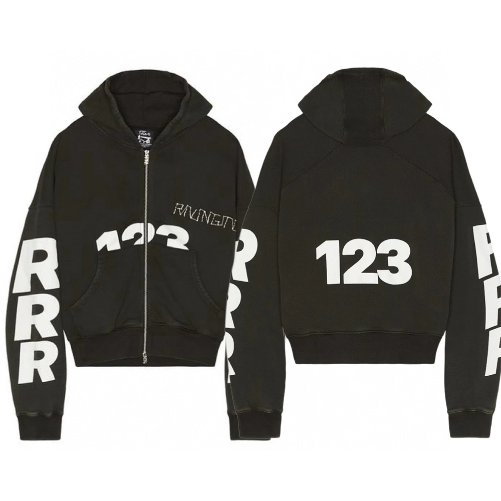 Толстовка с вышивкой RRR 123, лоскутная толстовка на молнии, высокое качество, винтажное потертое черное пальто RRR-123 на молнии для мужчин и женщин
Толстовка с вышивкой RRR 123, лоскутная толстовка на молнии, высокое качество, винтажное потертое черное пальто RRR-123 на молнии для мужчин и женщин
