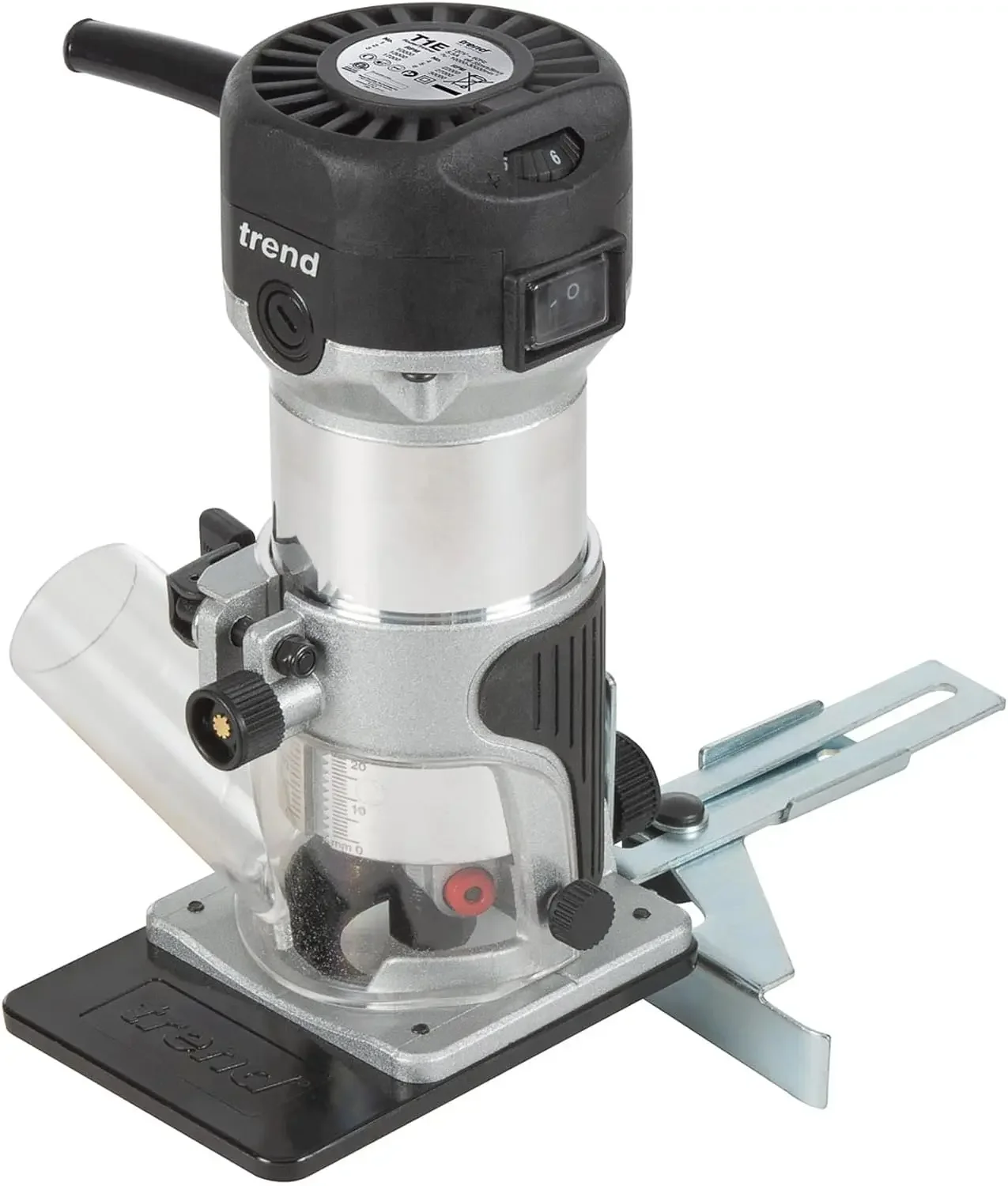 Trim Router with Extended Trim Base, 1/4 Inch Collet, 5.5A, 120V, Compact Trimming Power Tool
Trim Router with Extended Trim Base, 1/4 Inch Collet, 5.5A, 120V, Compact Trimming Power Tool