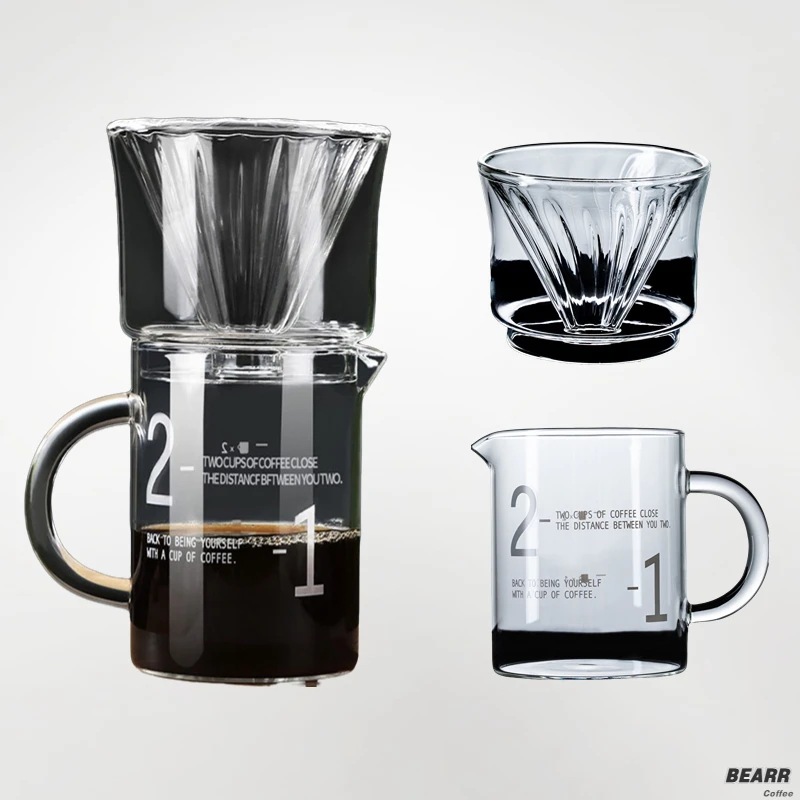 Hand Brewed Coffee Set Pot Office Camping Filter Cup Transparent Heat-resistant Glass Coffee Sharing Pot American Drip Filter
Hand Brewed Coffee Set Pot Office Camping Filter Cup Transparent Heat-resistant Glass Coffee Sharing Pot American Drip Filter