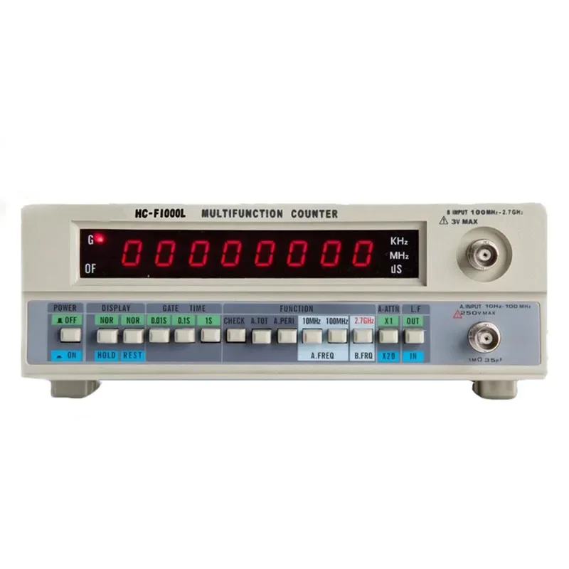 8-digit LED display frequency meter 1G frequency crystal oscillator signal counter test HC-F1000L
8-digit LED display frequency meter 1G frequency crystal oscillator signal counter test HC-F1000L