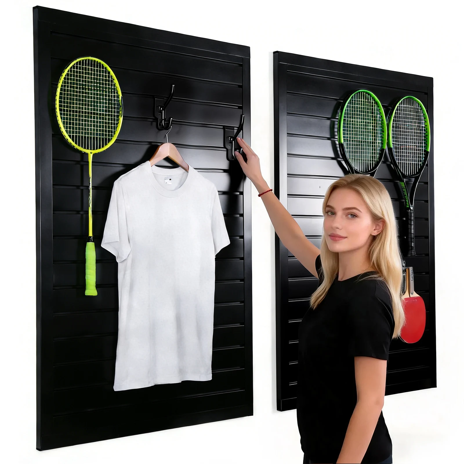 Комплект из 2-х настенных органайзеров для гаража, 4 x 8 футов, из ПВХ, с высокой нагрузочной способностью, для магазина, гаража, мастерской, для демонстрации товаров
Комплект из 2-х настенных органайзеров для гаража, 4 x 8 футов, из ПВХ, с высокой нагрузочной способностью, для магазина, гаража, мастерской, для демонстрации товаров