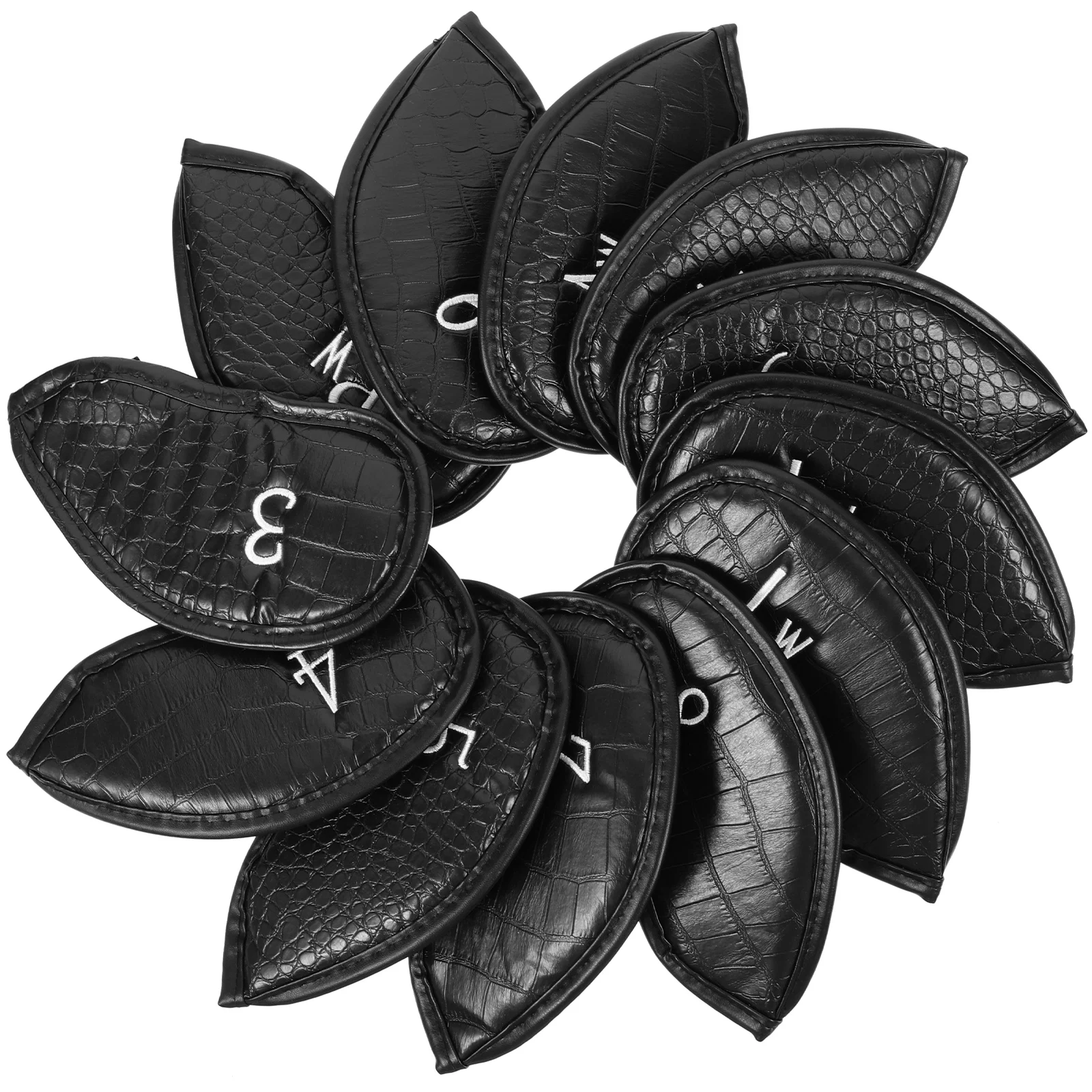 12pcs Golf Club Cover Headcovers Black Protection Accessories PU Anti Scratch Dust Proof Fit Most Brands Golfs
12pcs Golf Club Cover Headcovers Black Protection Accessories PU Anti Scratch Dust Proof Fit Most Brands Golfs