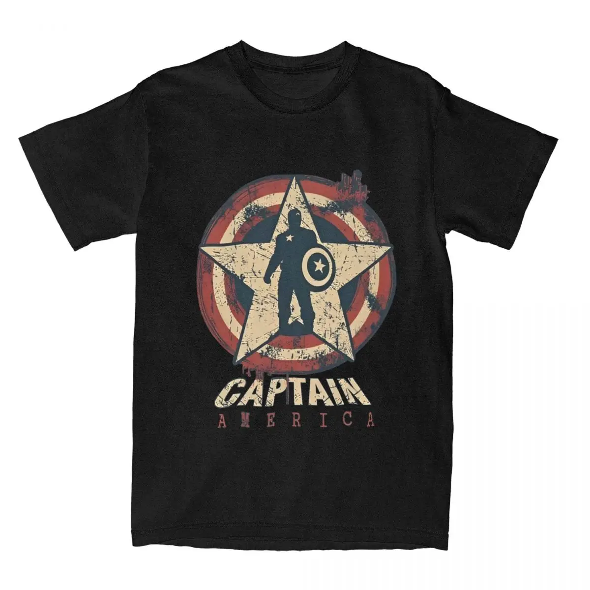 Captain America T-Shirt Male Vintage Pure Cotton T-Shirts Summer Comfortable Leisure Tees Hot Sale Oversized Tops
Captain America T-Shirt Male Vintage Pure Cotton T-Shirts Summer Comfortable Leisure Tees Hot Sale Oversized Tops