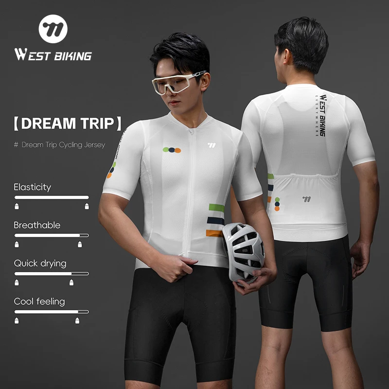 WEST BIKING Quick Dry Cycling Jersey Racing Soft Short Tops Road Bike Jersey Men Women Cycling Summer Shirts Bicycle Jerseys
WEST BIKING Quick Dry Cycling Jersey Racing Soft Short Tops Road Bike Jersey Men Women Cycling Summer Shirts Bicycle Jerseys