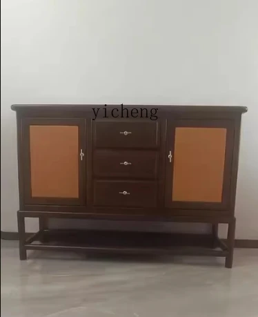 Style Modern Solid Wood Ebony Storage Cabinet Hotel Restaurant Side Cabinet Set
Style Modern Solid Wood Ebony Storage Cabinet Hotel Restaurant Side Cabinet Set