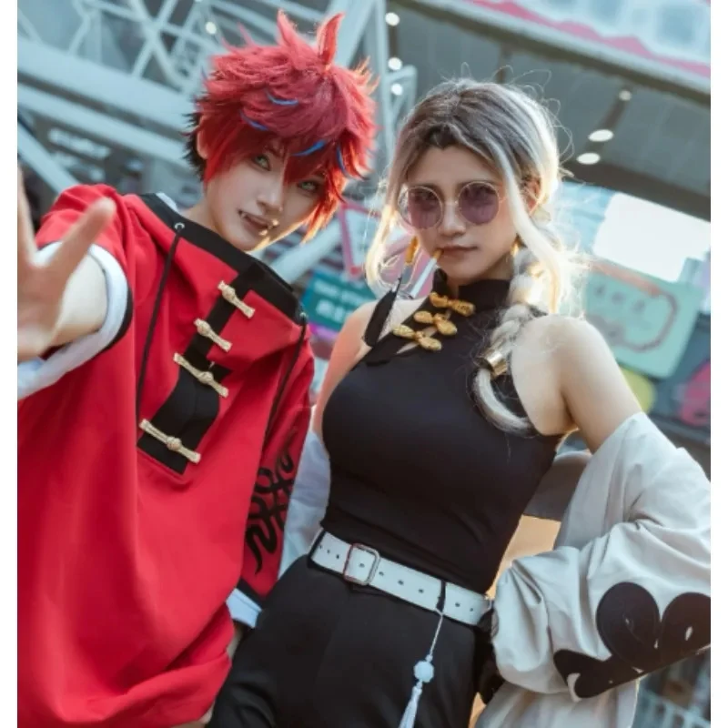 Alma Cosplay Costume Gokurakugai Manga Anime Red Hoodie Full Set Character Uniform for Halloween Stage Performance ,[6jh
Alma Cosplay Costume Gokurakugai Manga Anime Red Hoodie Full Set Character Uniform for Halloween Stage Performance ,[6jh