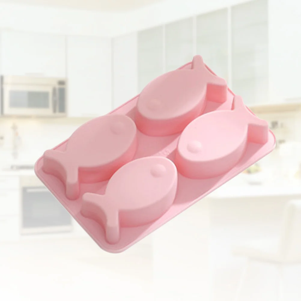 4 Grids Ornament Chocolate Mold Silicone Cake Decorating Tool Fish Shaped Ice Cube Tray
4 Grids Ornament Chocolate Mold Silicone Cake Decorating Tool Fish Shaped Ice Cube Tray