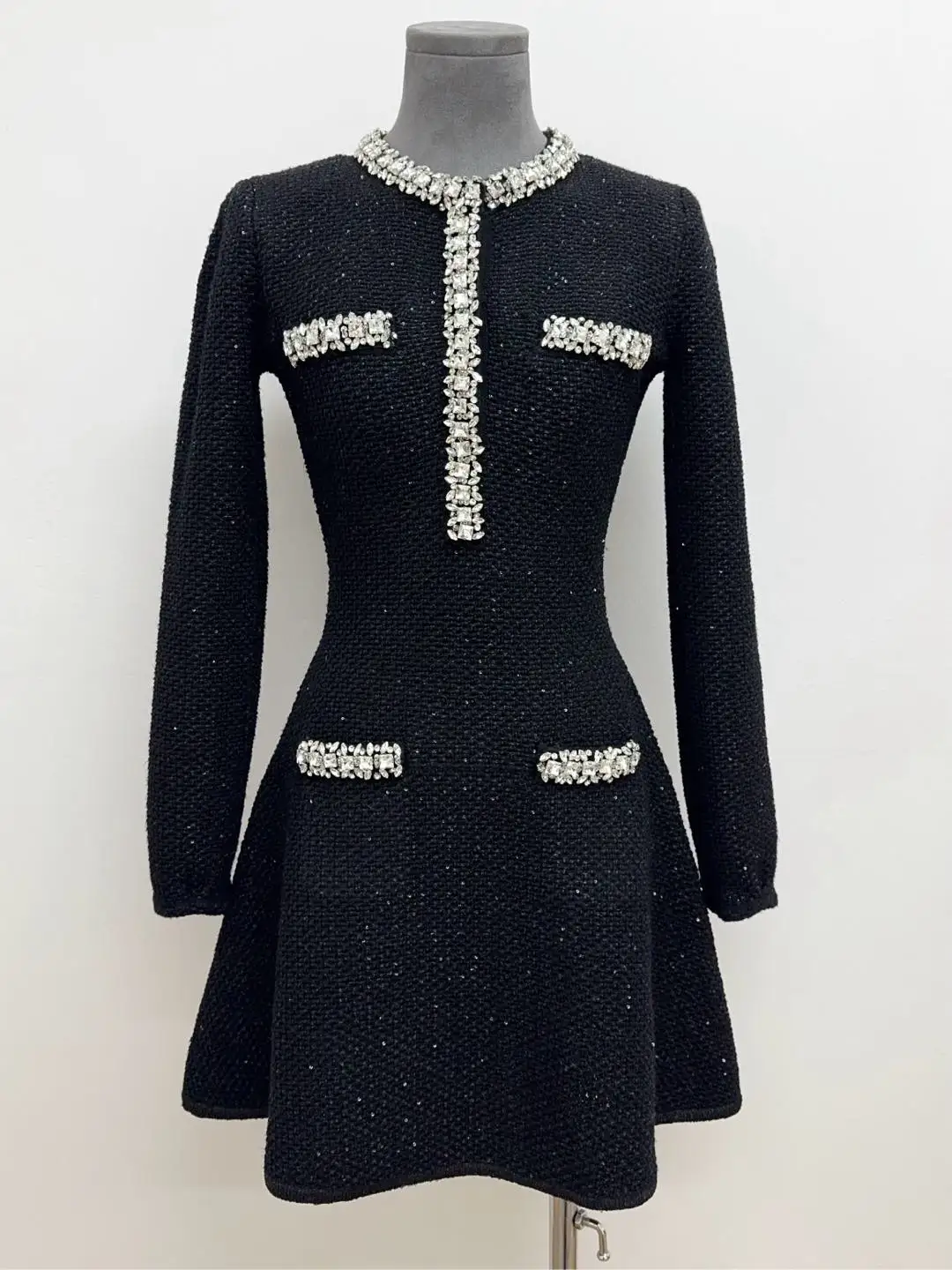 women's luxury fashion dress spring summer new high quality female diamonds black long
women's luxury fashion dress spring summer new high quality female diamonds black long