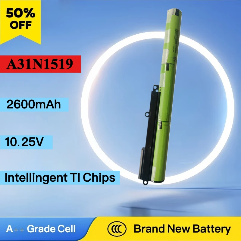 New A31N1519 2600mAh Battery for ASUS X540 X540L X540LA X540LJ X540S X540SA X540SC X540YA F540SC R540S R540SA A540 A540LA Series
New A31N1519 2600mAh Battery for ASUS X540 X540L X540LA X540LJ X540S X540SA X540SC X540YA F540SC R540S R540SA A540 A540LA Series