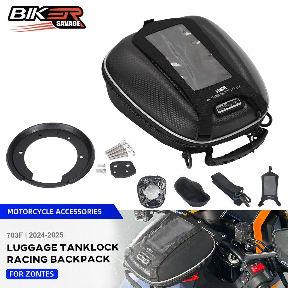 2025 For ZONTES 703F Tank Bag Luggage Motorcycle Accessories Tanklock Racing Backpack Navigation Tanklock Bags Waterproof Parts
2025 For ZONTES 703F Tank Bag Luggage Motorcycle Accessories Tanklock Racing Backpack Navigation Tanklock Bags Waterproof Parts