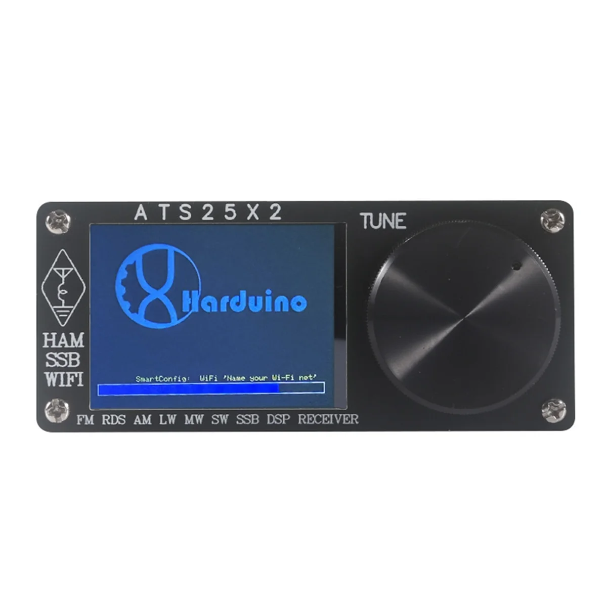 T36C ATS25X2 Full Band FM/LW/MW/SW/SSB SDR Radio Receiver Aviation Band Receiver with 2.4inch Color Touch Screen
T36C ATS25X2 Full Band FM/LW/MW/SW/SSB SDR Radio Receiver Aviation Band Receiver with 2.4inch Color Touch Screen