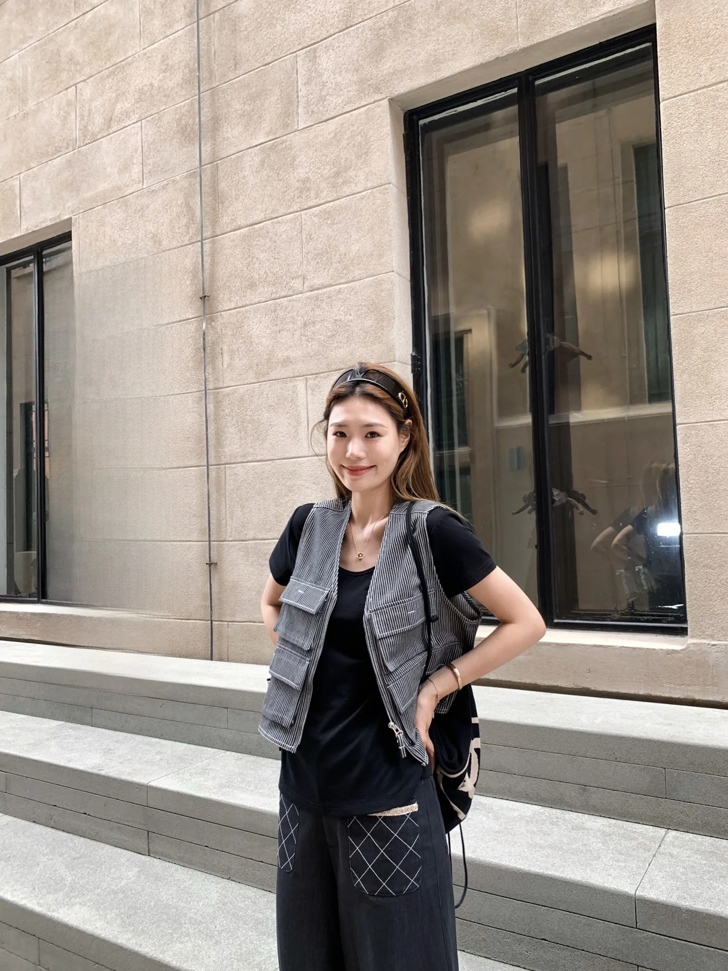 Винтажный морской жилет в полоску для женщин, брендовый, из смесового хлопка и льна, для повседневной носки, на молнии, стандартной длины
Винтажный морской жилет в полоску для женщин, брендовый, из смесового хлопка и льна, для повседневной носки, на молнии, стандартной длины