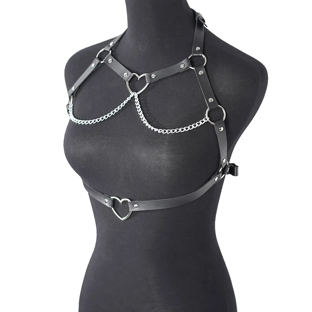 Women Fashion Belt Female Street Style Harness Adjustable Chest Belt With Chain Leather Waistband Gothic Clothing Accessories
Women Fashion Belt Female Street Style Harness Adjustable Chest Belt With Chain Leather Waistband Gothic Clothing Accessories