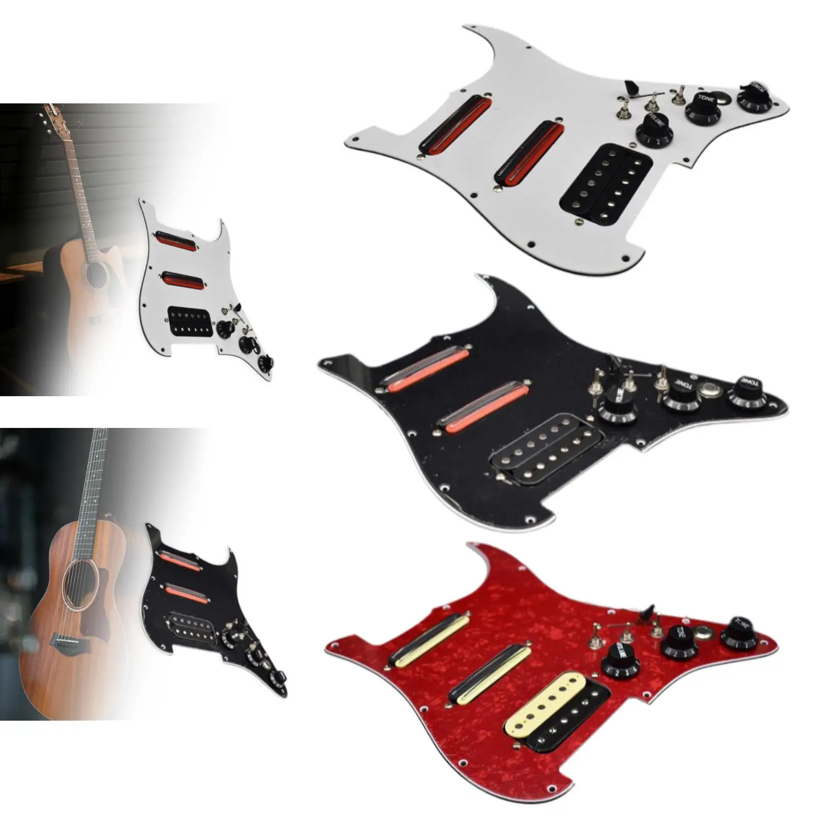 Предварительно смонтированная накладка SSH, звукосниматели, запасные части, звукосниматель-хамбакер с одной катушкой для современной гитары, аксессуары для электрогитар
Предварительно смонтированная накладка SSH, звукосниматели, запасные части, звукосниматель-хамбакер с одной катушкой для современной гитары, аксессуары для электрогитар