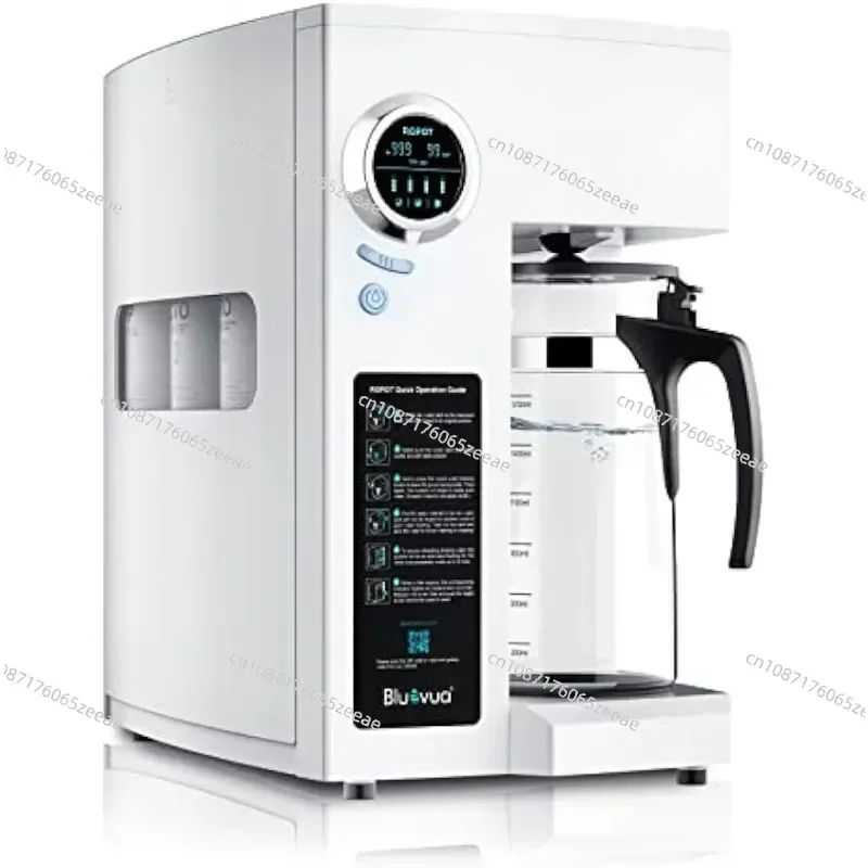 RO100ROPOT Reverse Osmosis System Countertop Water, 4 Stage Purification, Counter RO Filtration, 2:1 Pure to Drain
RO100ROPOT Reverse Osmosis System Countertop Water, 4 Stage Purification, Counter RO Filtration, 2:1 Pure to Drain