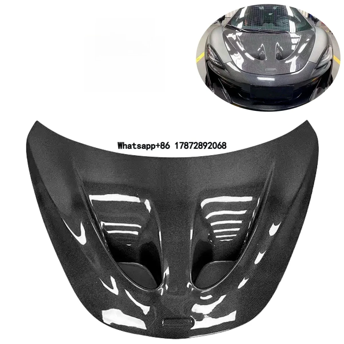 New KXY Carbon Fiber P1 Style Hood for 540C/570S/570GT/600LT Front Engine Bonnet Screws-Screw-On Installation 100%
New KXY Carbon Fiber P1 Style Hood for 540C/570S/570GT/600LT Front Engine Bonnet Screws-Screw-On Installation 100%