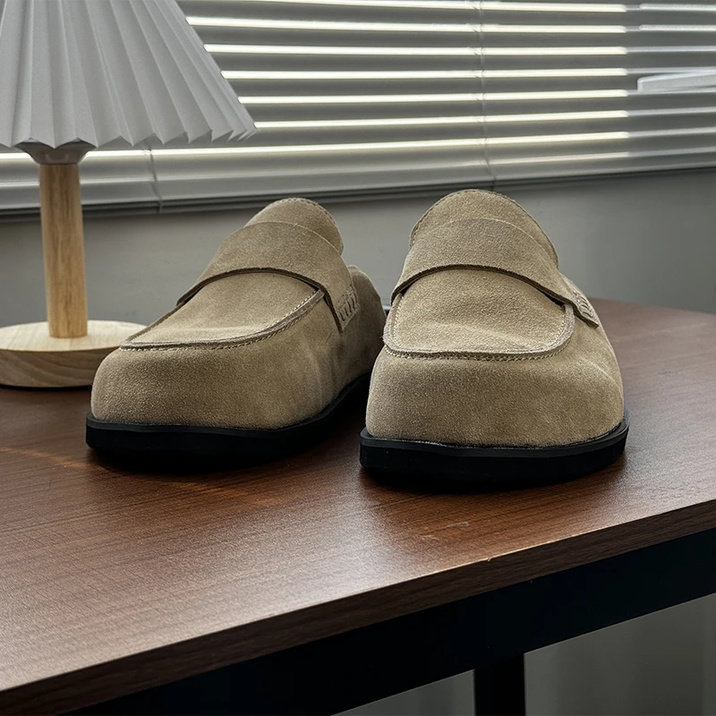 High Quality Summer Baotou Half Slippers Men New Sandals Thick Soled Slippers Height Increasing Anti Slip Lazy Casual Shoes
High Quality Summer Baotou Half Slippers Men New Sandals Thick Soled Slippers Height Increasing Anti Slip Lazy Casual Shoes