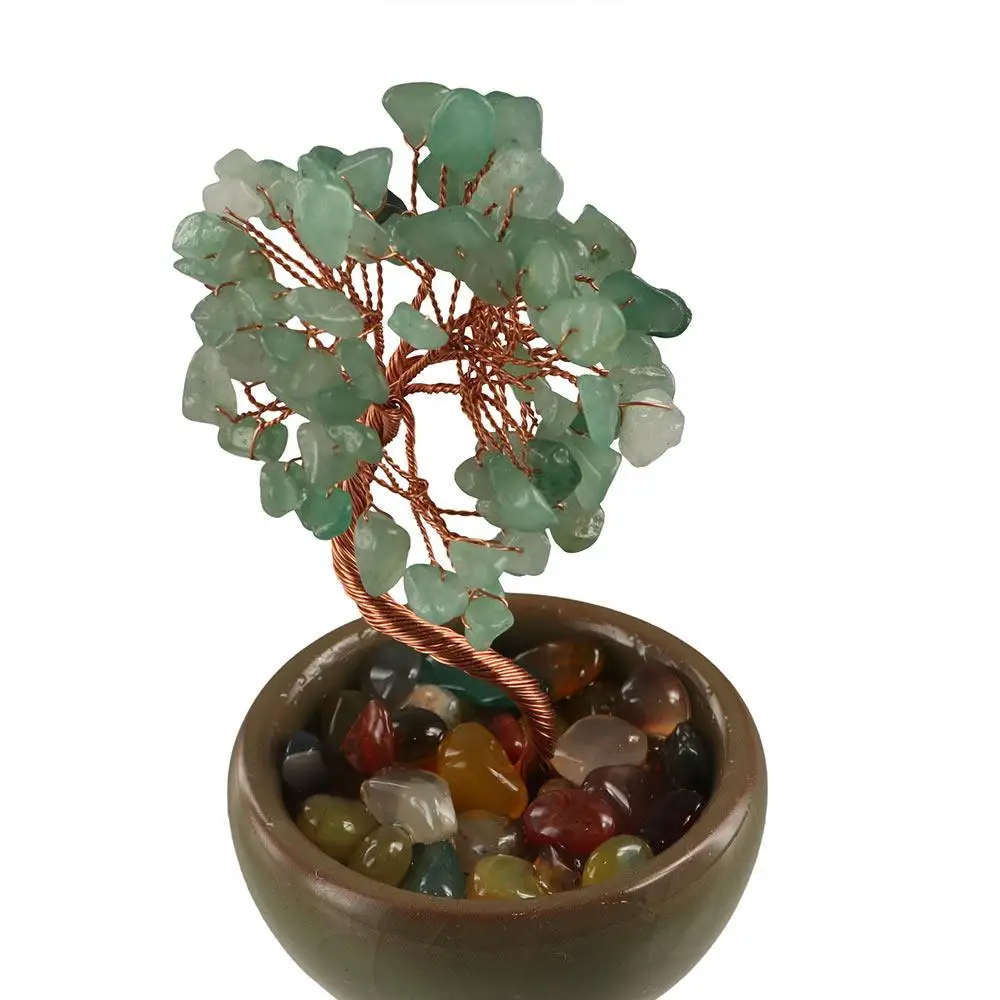 Ceramics Base Natural Crystal Tree Copper Wire Positive Energy Gemstone Tree Spiritual Tabletop Adornment
Ceramics Base Natural Crystal Tree Copper Wire Positive Energy Gemstone Tree Spiritual Tabletop Adornment