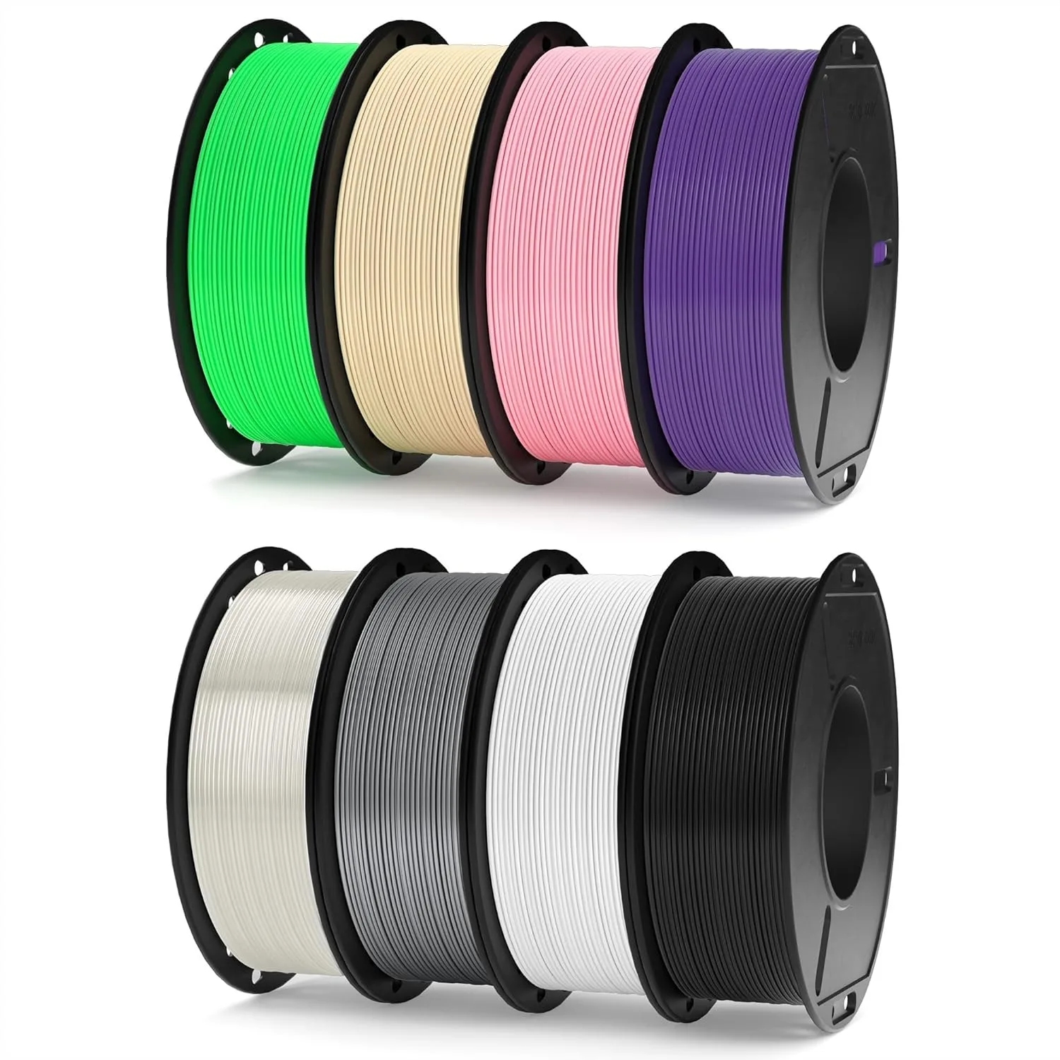 PLA Plus Filament Bundle 1.75mm, 8 Colors 250g Spools for 3D Printer, Dimensional Accuracy +/- 0.02mm
PLA Plus Filament Bundle 1.75mm, 8 Colors 250g Spools for 3D Printer, Dimensional Accuracy +/- 0.02mm