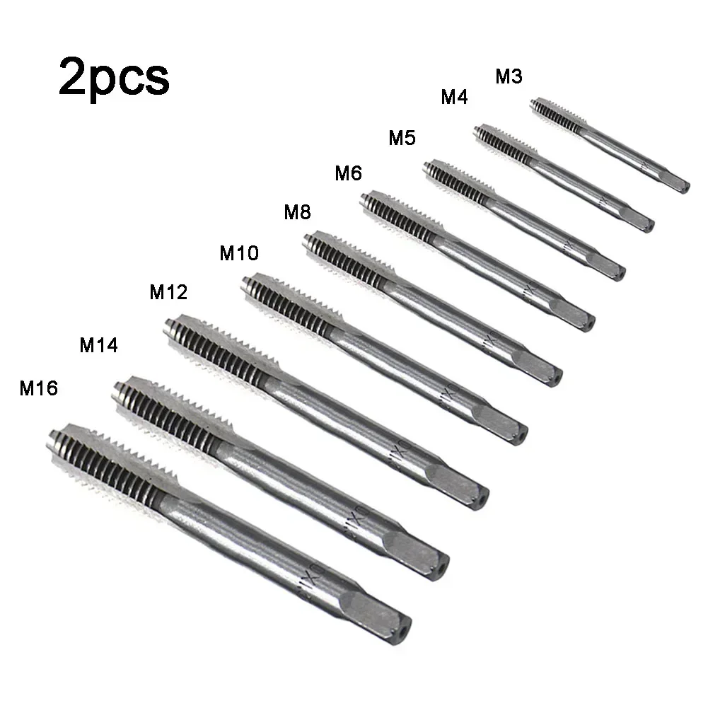 2pc HSS Standard Metric Thread Thread Tap Set M3-M16 Screw Tap Drill Bit Kit Silver Straight Flute Plug Tap Hand Tools Accessory
2pc HSS Standard Metric Thread Thread Tap Set M3-M16 Screw Tap Drill Bit Kit Silver Straight Flute Plug Tap Hand Tools Accessory