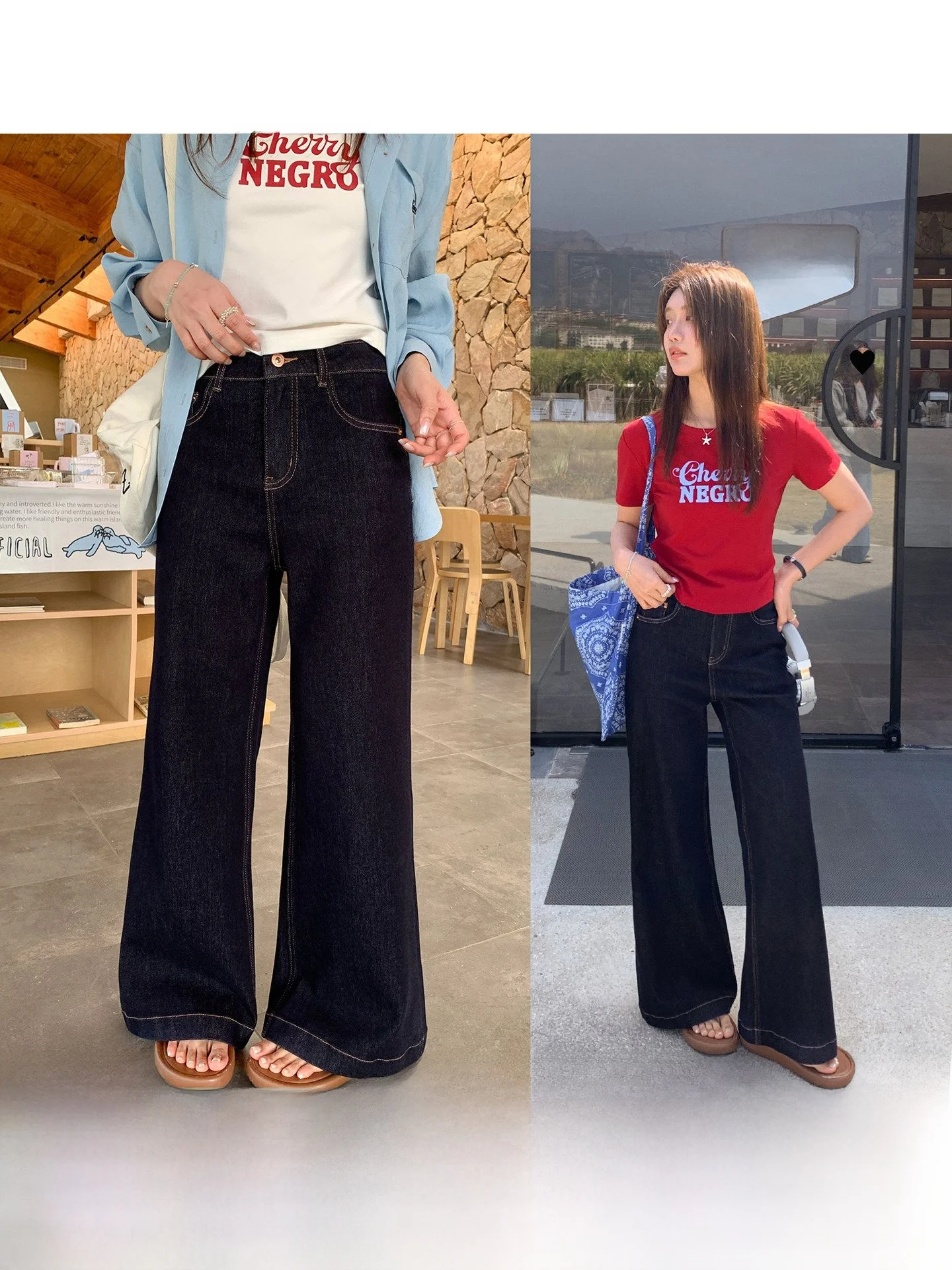 Sisilyon Slimming Model Jeans Spring Summer High Waist Micro Flare Denim Pants 360 Stretch Bright Stitching Original Blue
Sisilyon Slimming Model Jeans Spring Summer High Waist Micro Flare Denim Pants 360 Stretch Bright Stitching Original Blue