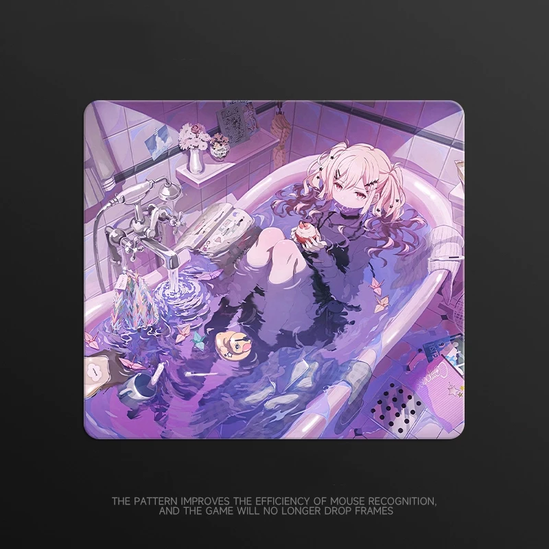 Sweet Cute Cartoon Bath Girl Purple Photovoltaic Glass Mouse Pad - Kawaii Tempered Hard Surface for FPS Gaming & Office Desk Mat
Sweet Cute Cartoon Bath Girl Purple Photovoltaic Glass Mouse Pad - Kawaii Tempered Hard Surface for FPS Gaming & Office Desk Mat