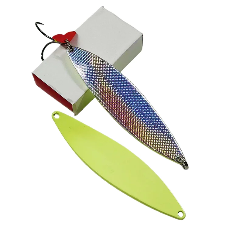 2pcs Metal Shell Luminous Spoon Bait Spinner 27g 45g Hard Fishing Lure Sequins With Feather Hooks Wobbler Bass Pesca Tackle
2pcs Metal Shell Luminous Spoon Bait Spinner 27g 45g Hard Fishing Lure Sequins With Feather Hooks Wobbler Bass Pesca Tackle