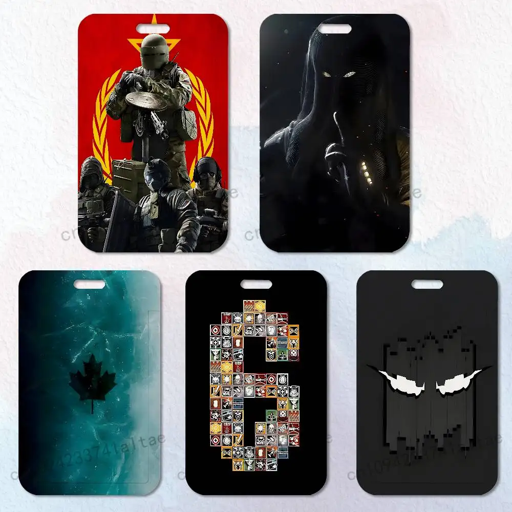 R-Rainbow Game S-Six S-Siege Badge Holder Pass Bus Work Card Cover Chest Pocket Students Card Holder Small Gift
R-Rainbow Game S-Six S-Siege Badge Holder Pass Bus Work Card Cover Chest Pocket Students Card Holder Small Gift